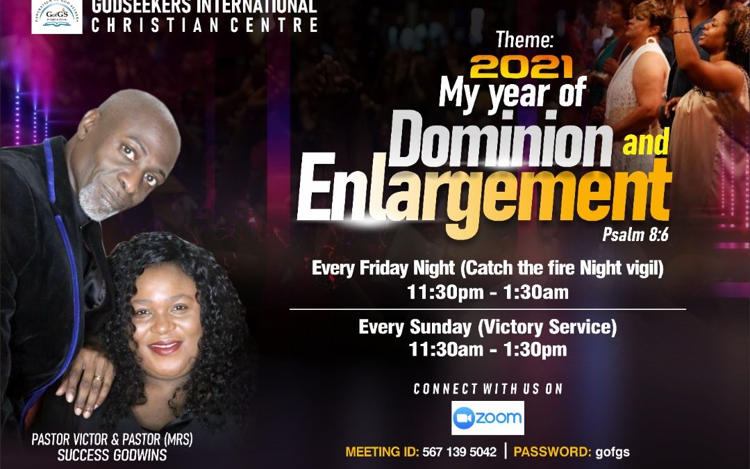 2021 My Year of Dominion and Enlargement